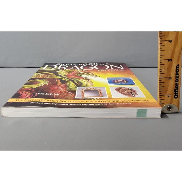 Great Book of Dragon Patterns Lora S. Irish Rev 2nd Ed Softcover 100+ Fox Chapel - Picture 12 of 14